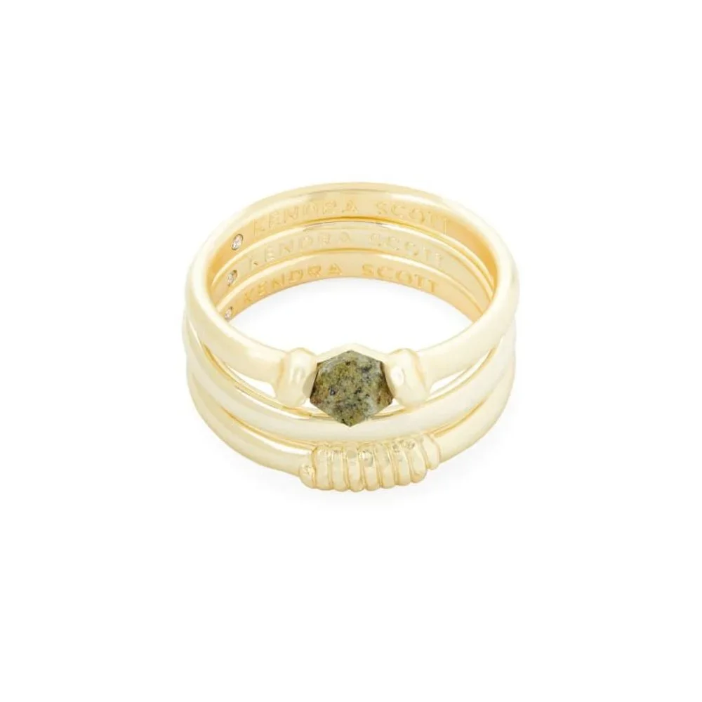 KENDRA SCOTT • Ellms Gold Ring Set* - Picture 8 of 9